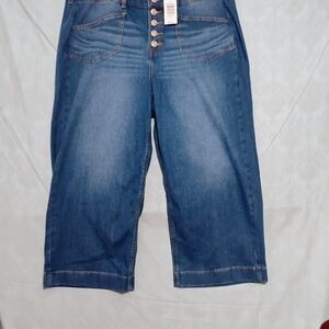 Torrid Medium Blue Cropped Jeans